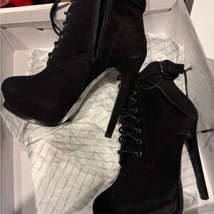 Aldo Women's Sleek Black Heeled Boots